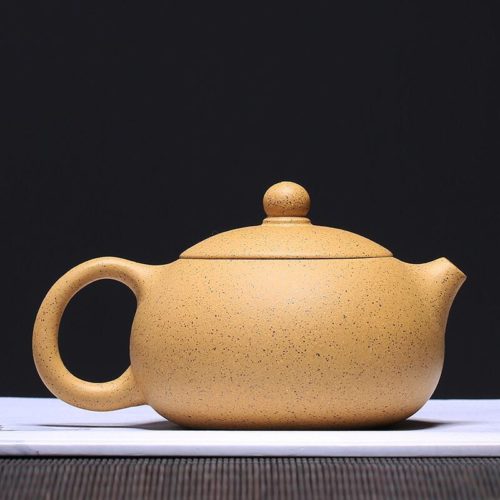 Chinesische Teekanne aus hochwertigem Yixing Ton Gelb - Image 6