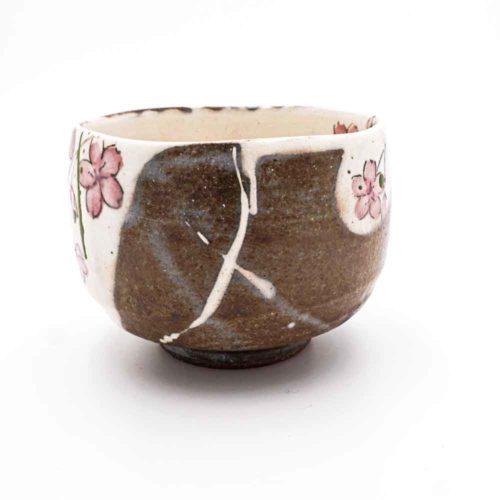 Japanische Matcha Schale Klassisch mit Sakura von Hasami / Arita-Yaki Keramik Tradition – Bild 4