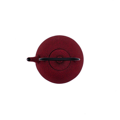 Japanische Gusseiserne Teekanne MUJI (Bordeauxrot) 650 ml von Wazuqu Gießerei - Image 2